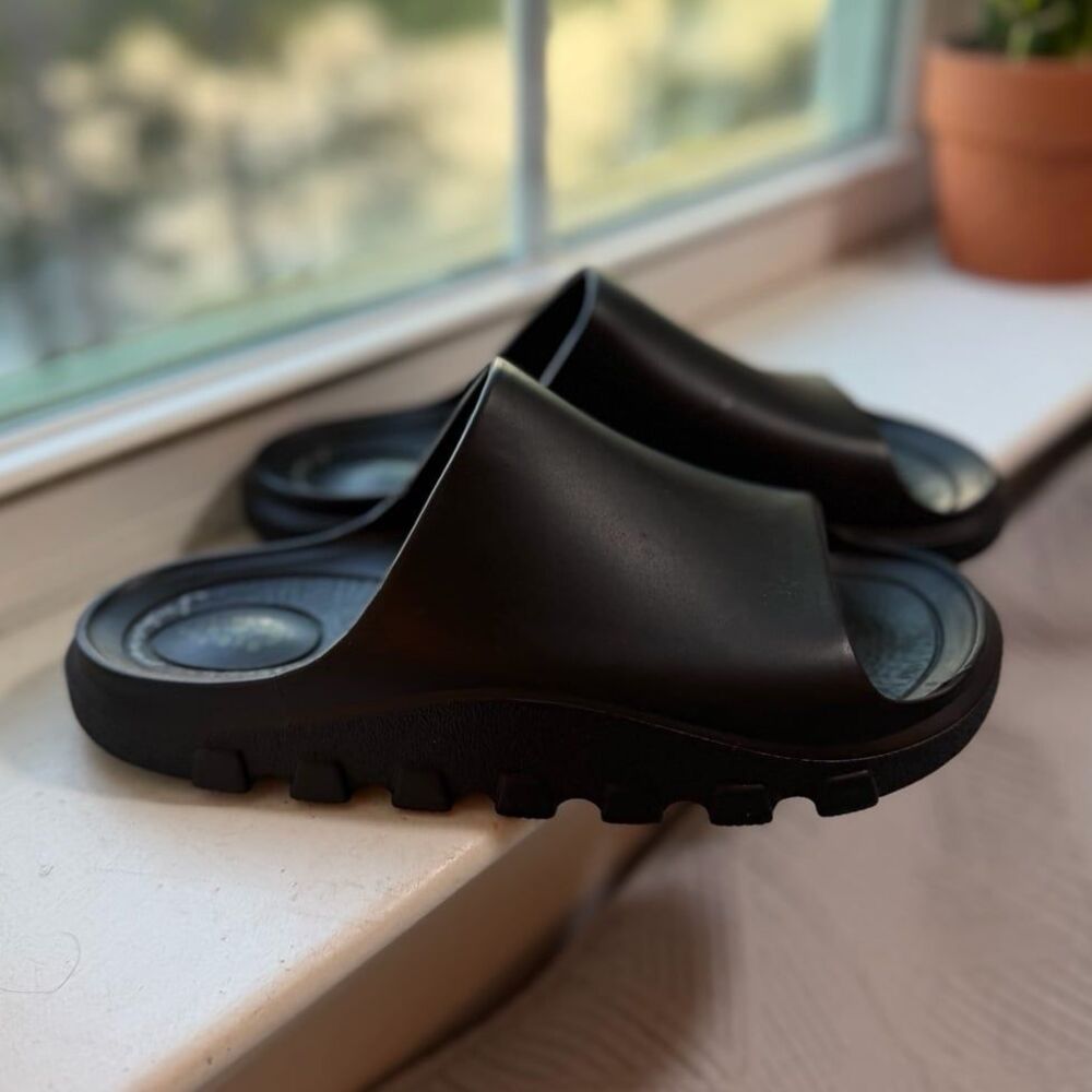Free People Movement Black Slide Sandals Size 37/38